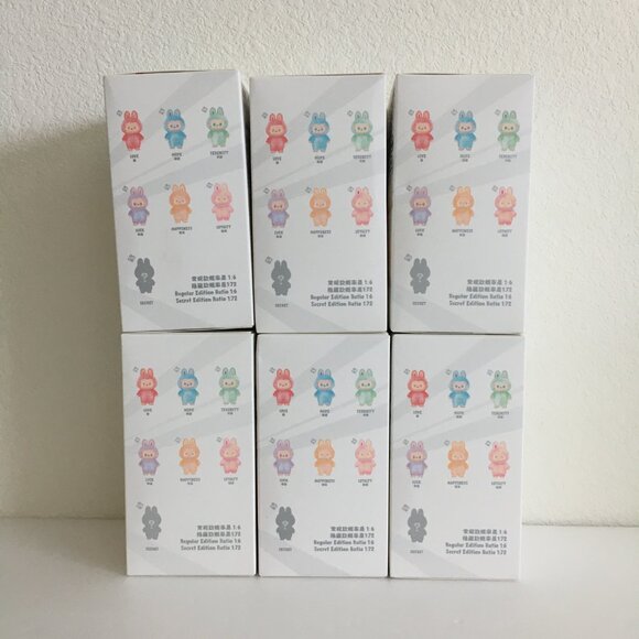 Pop Mart Labubu v3 Big into Energy Series Vinyl Pendant Set of 6 (Authentic) - Picture 4 of 14